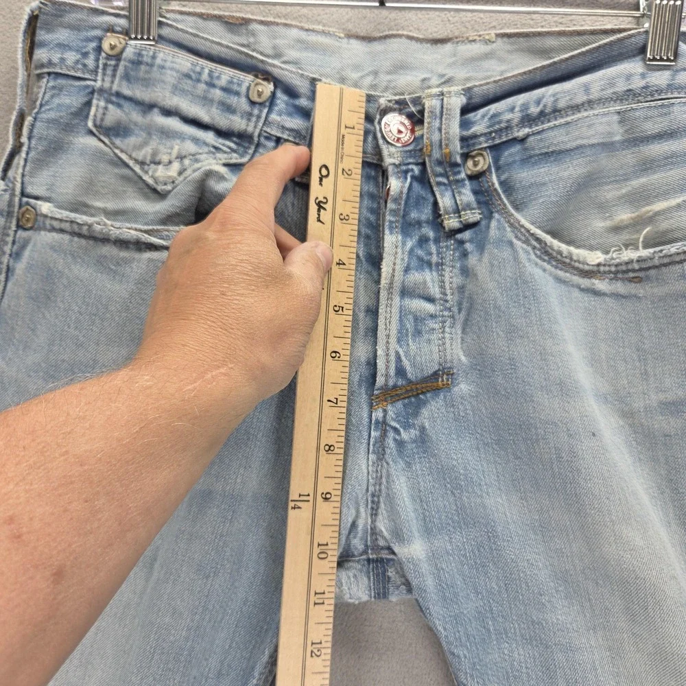 VTG Levis Engineered Jeans Mens Blue Light Wash Button Fly Fits 30x30